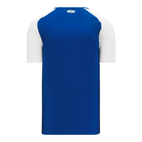 Athletic Knit V-Neck Baseball Jersey with Contrasting Shoulders (BA1375)